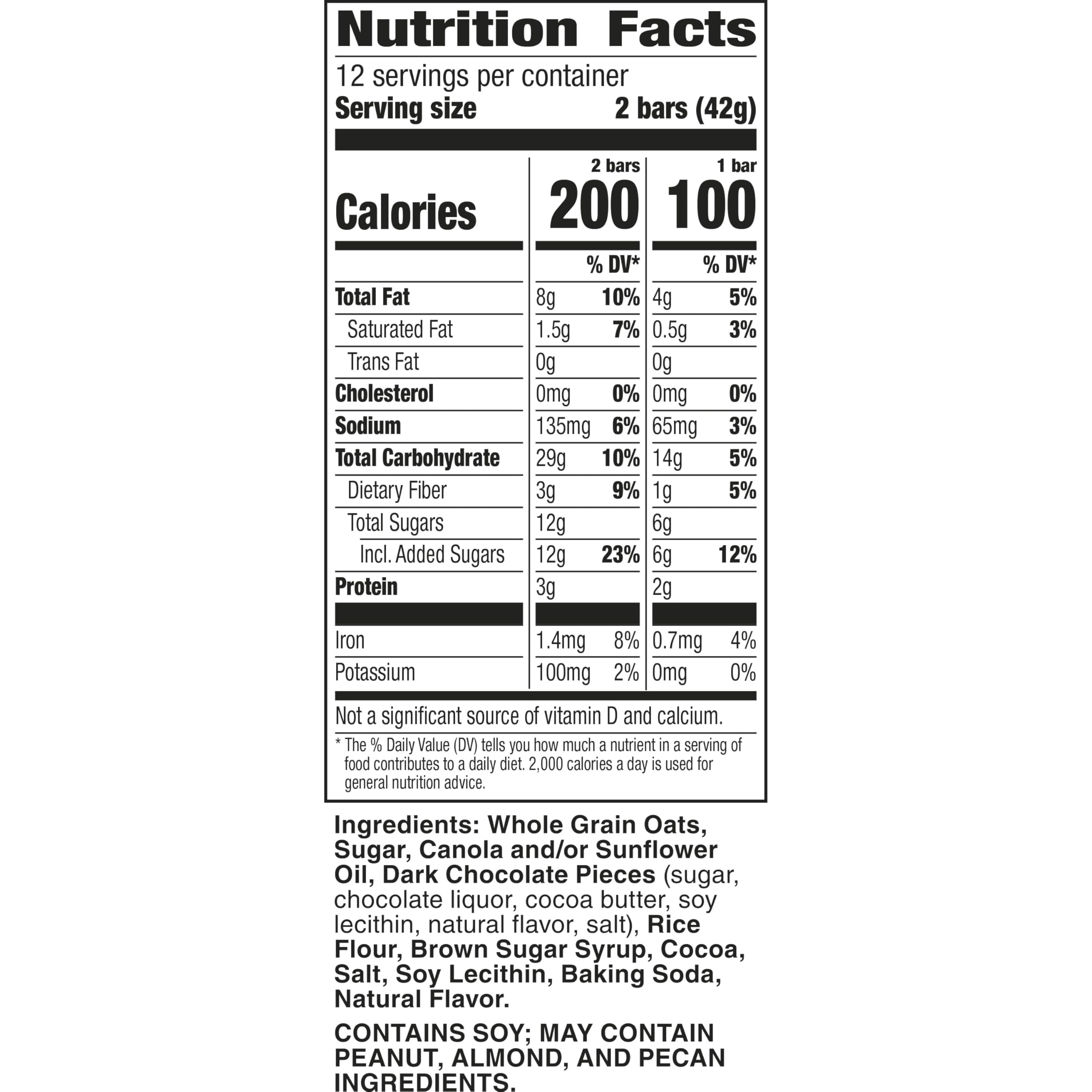 Nature Valley oats and dark chocolate close-up for a crunchy, on-the-go snack
