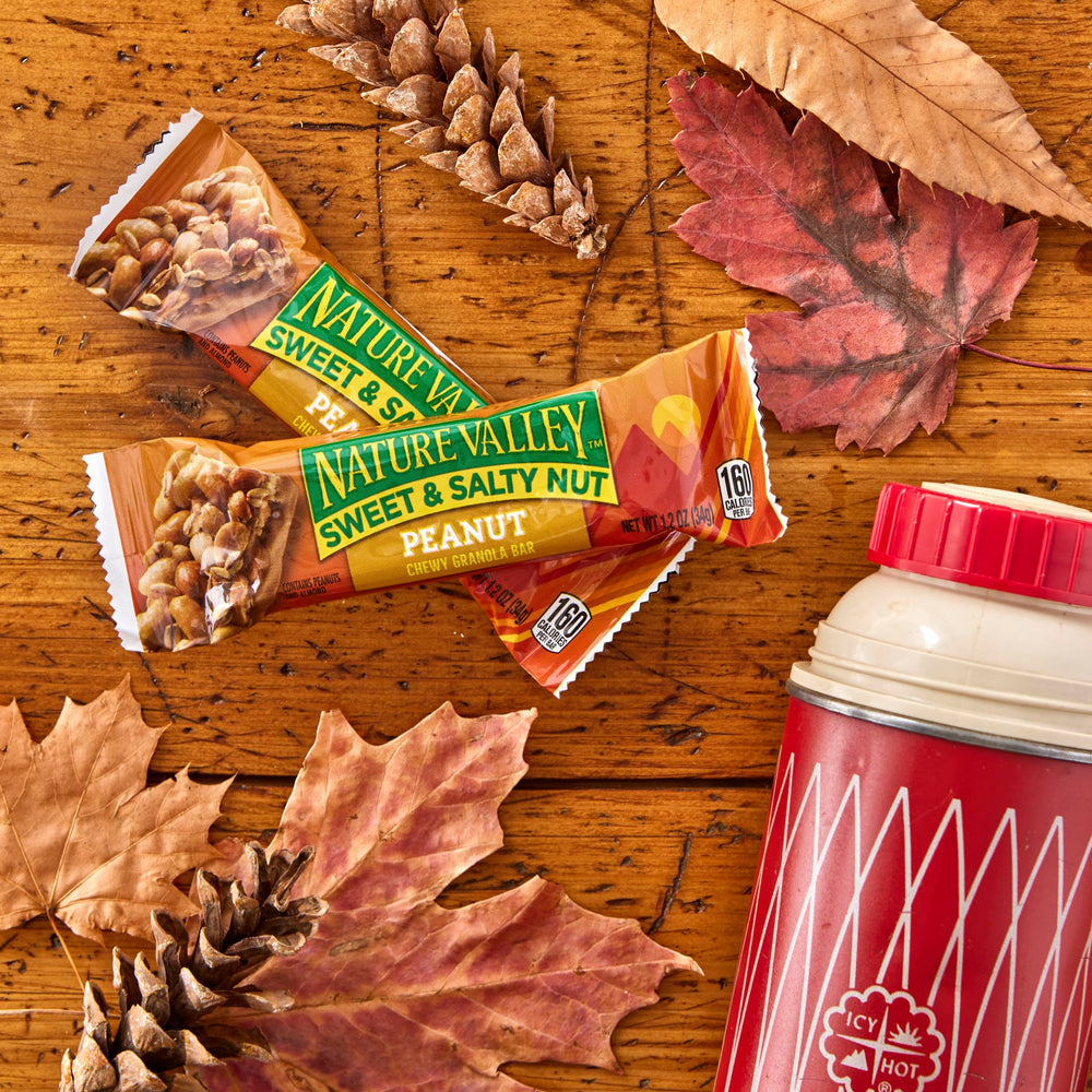 Nature Valley on-the-go snack for hiking trips and lunch boxes.