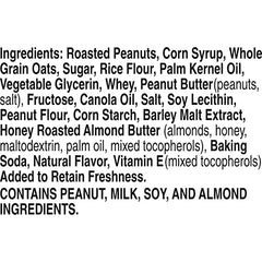 Nature Valley Peanut Sweet and Salty Nut bar in hand, perfect for quick breakfast or hike.