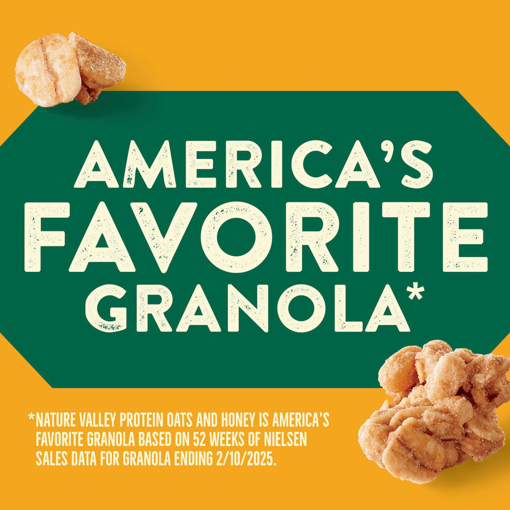 Nature Valley Protein Oats and Honey—pour over milk for quick breakfast.