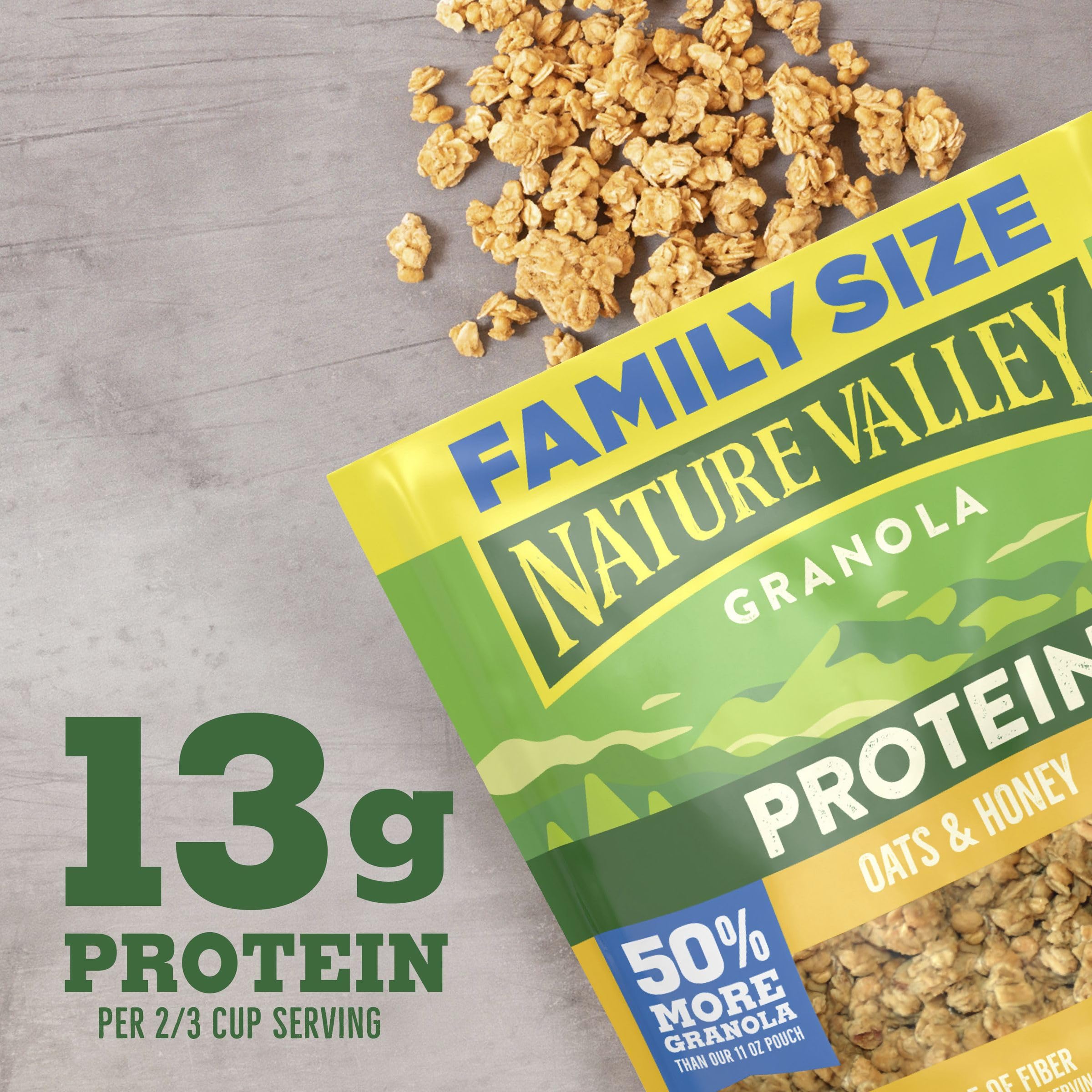 Nature Valley Protein Oats and Honey as DIY trail mix base.