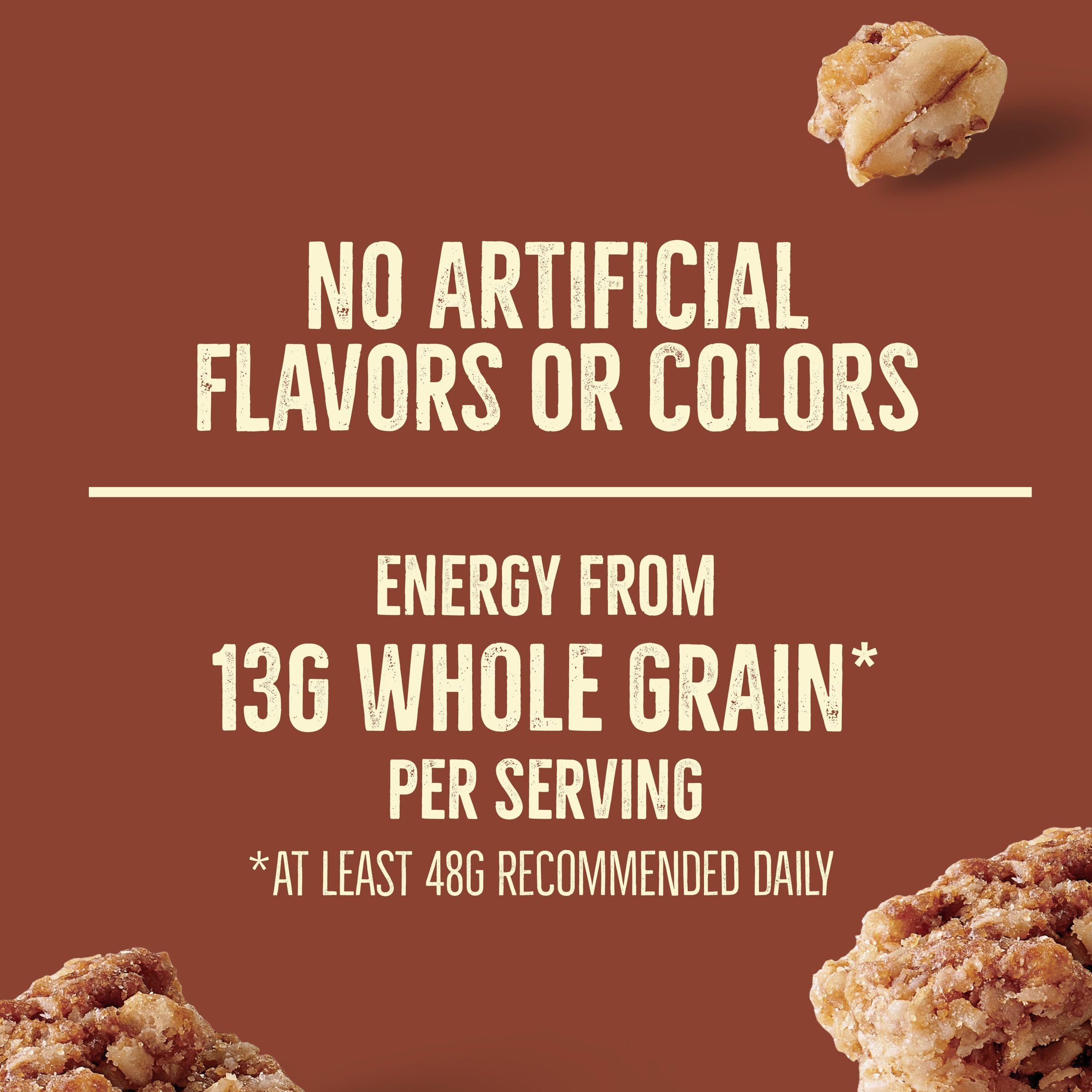 Nature Valley resealable pouch keeps granola fresh for on-the-go snacking.