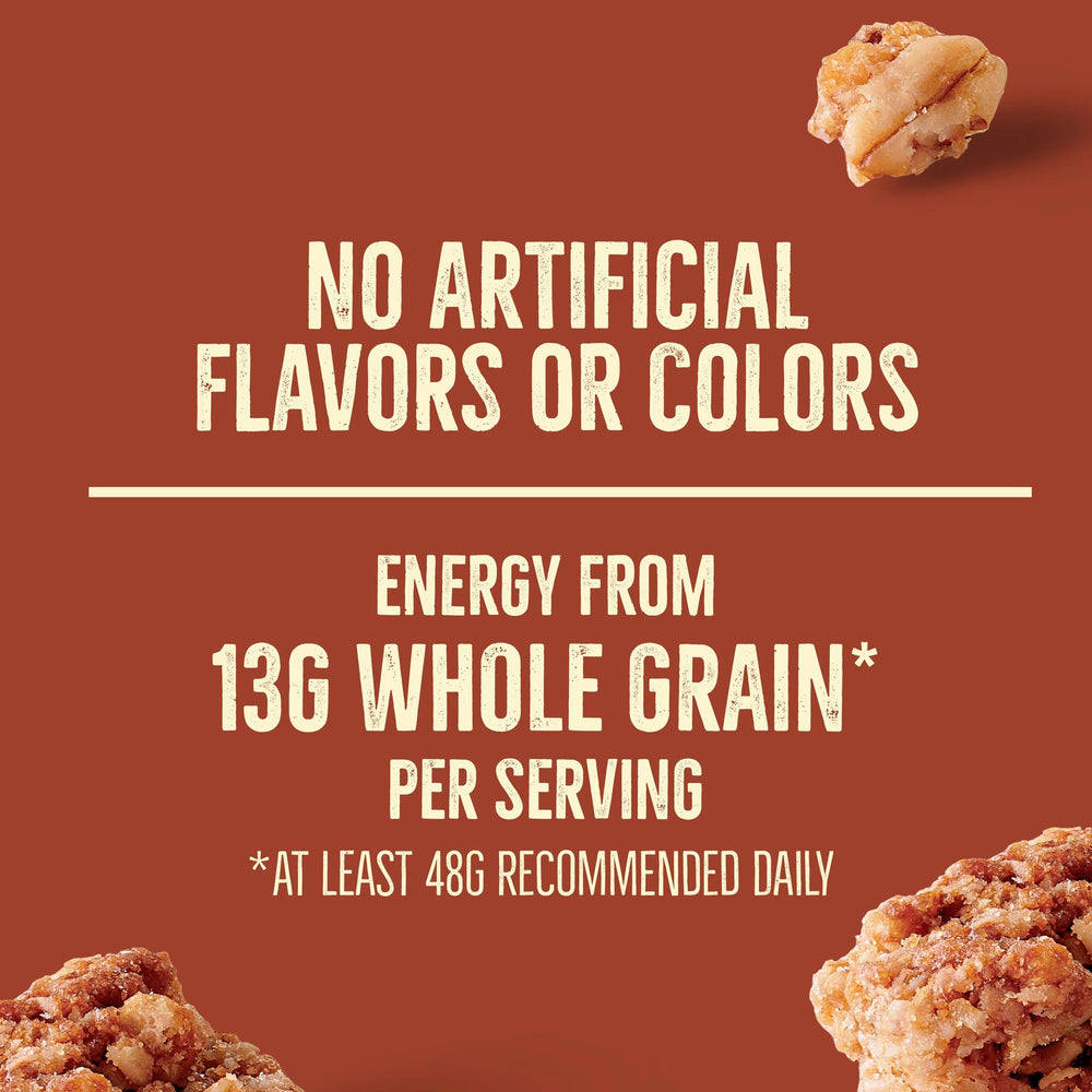 Nature Valley resealable pouch keeps granola fresh for on-the-go snacking.