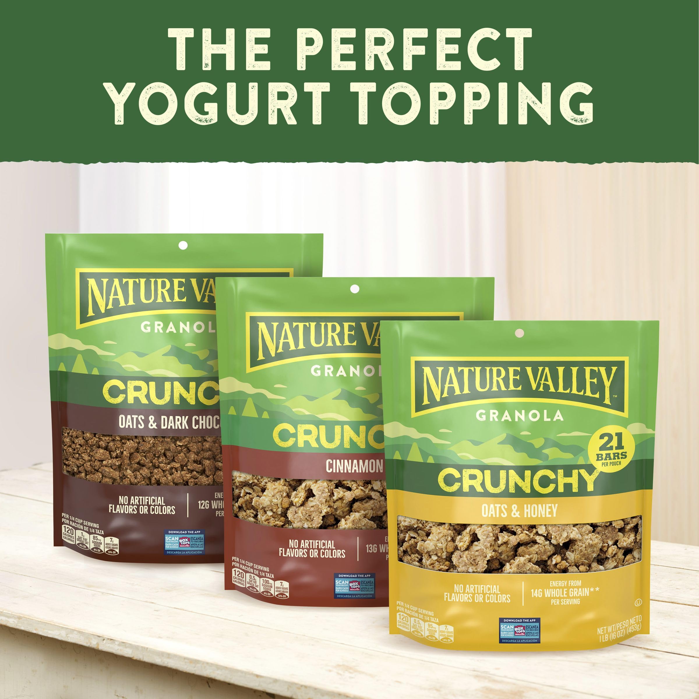 Nature Valley on-the-go snack option for busy days.
