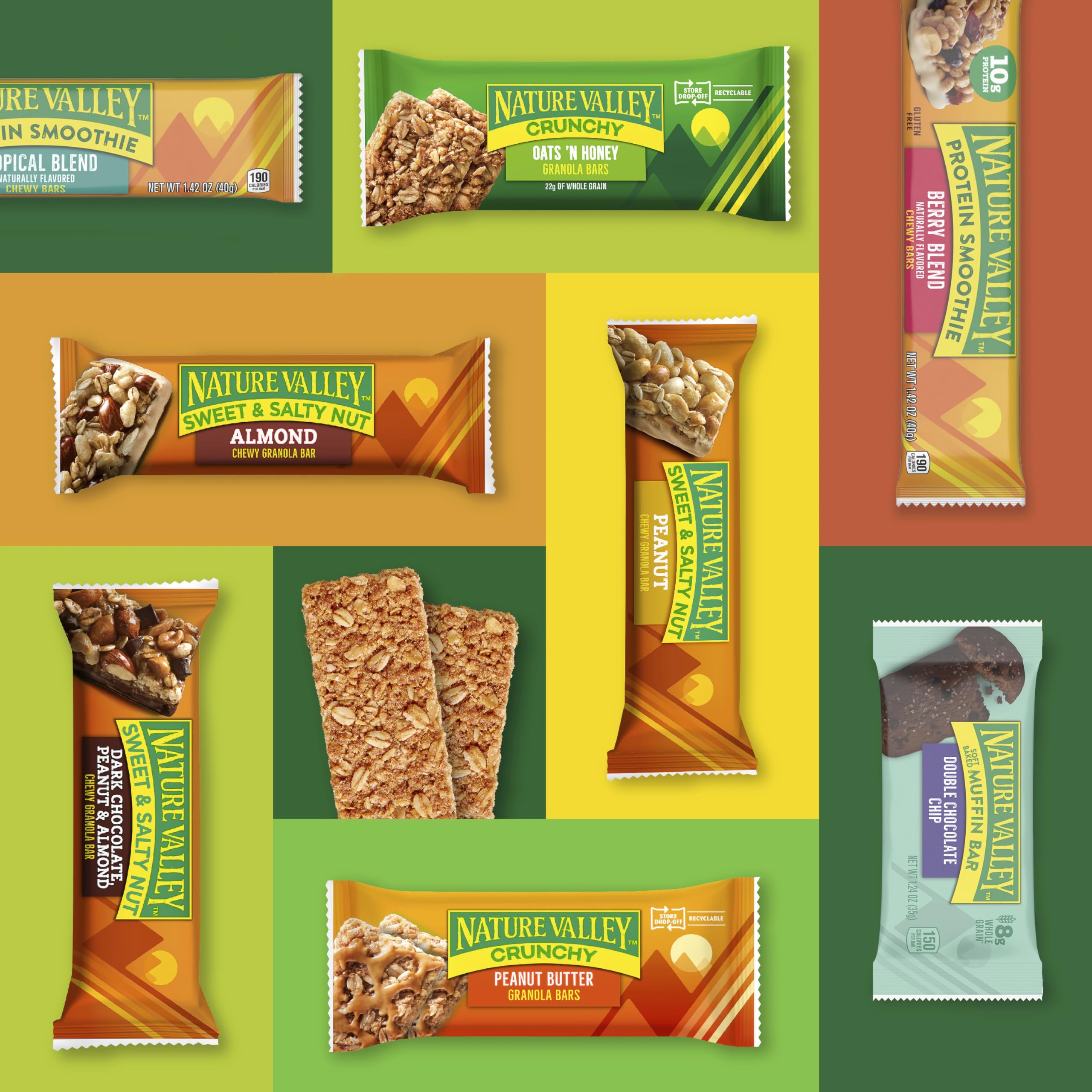 Nature Valley Soft Baked Muffin Bar with double chocolate chips, indulgent treat