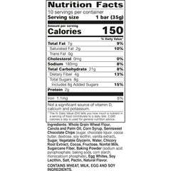 Nature Valley Soft Baked Muffin Bar close-up with chocolate chips for a rich bite