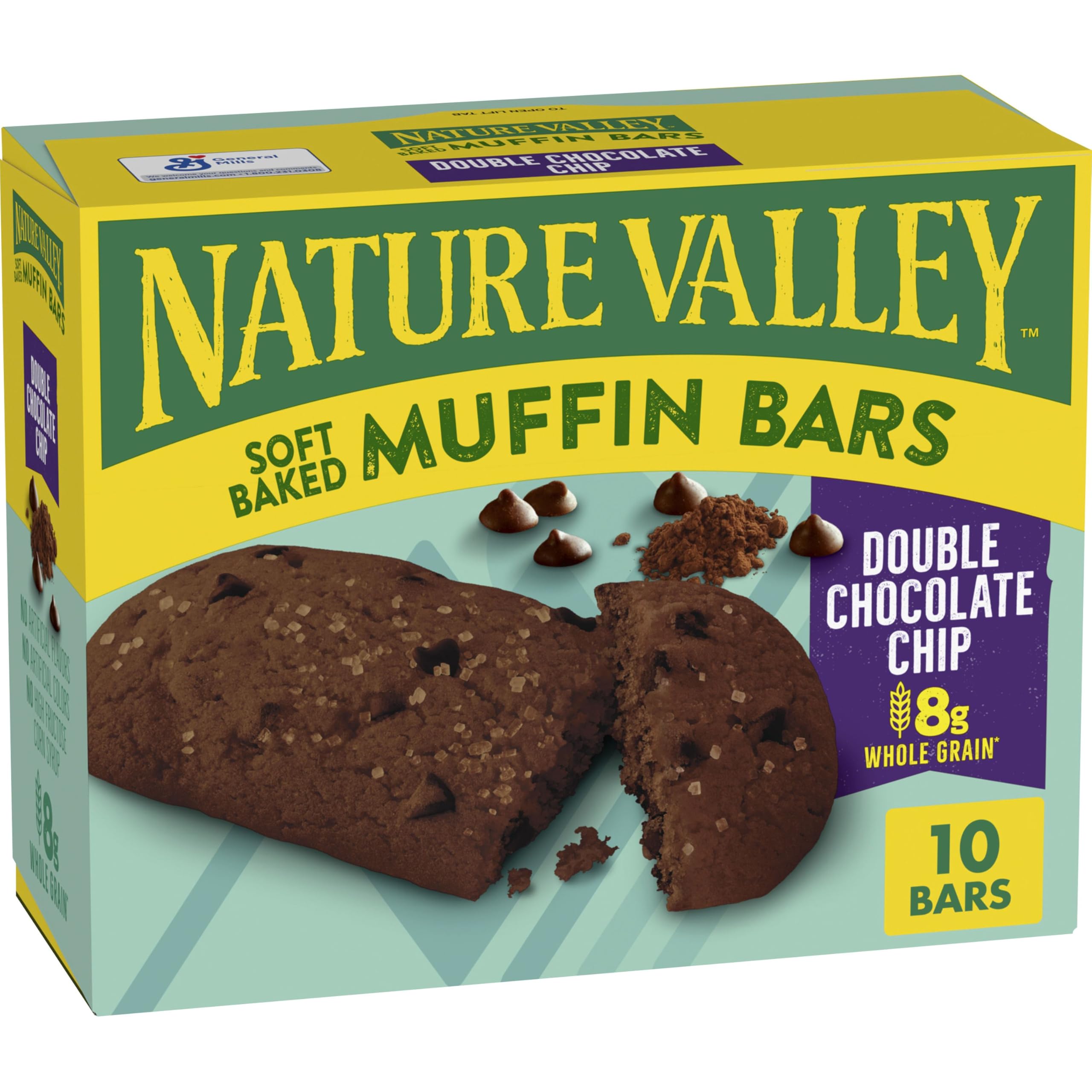 Nature Valley Soft Baked Muffin Bar front view, ideal for grab-and-go mornings