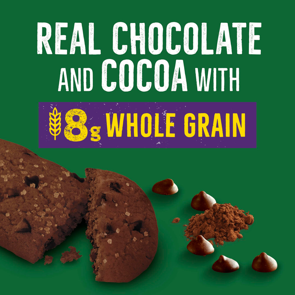 Nature Valley Soft Baked Muffin Bar nutrition label close-up, highlighting whole grain
