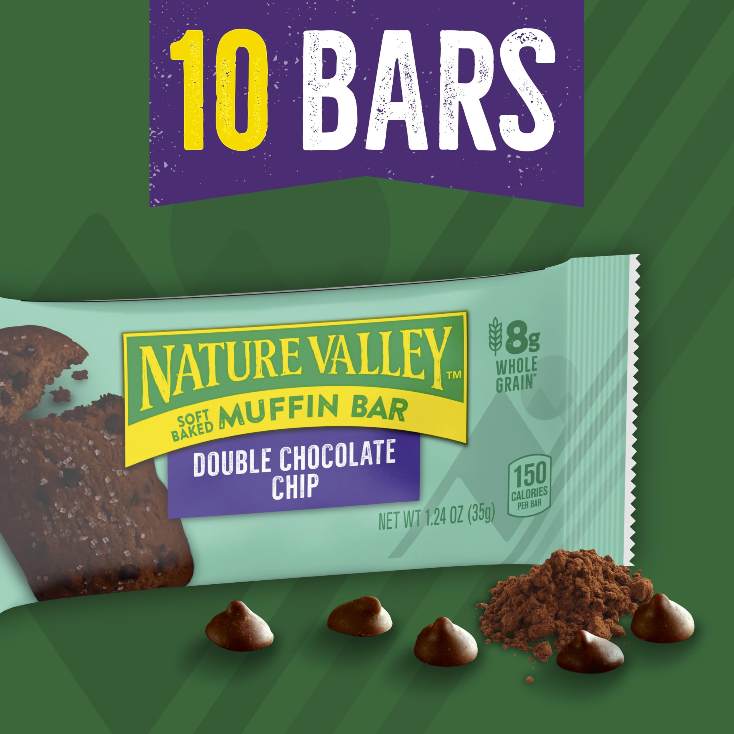 Nature Valley Soft Baked Muffin Bar packaging box displayed, great pantry staple