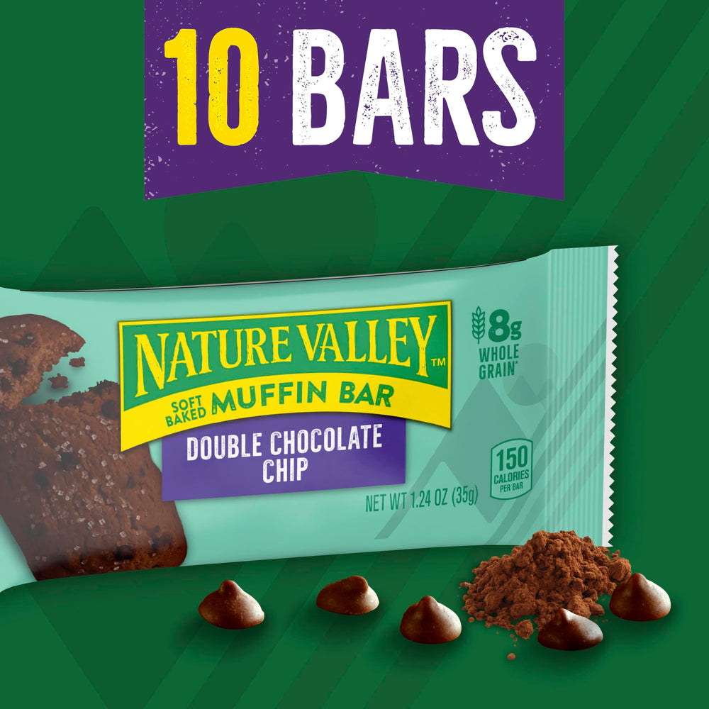 Nature Valley Soft Baked Muffin Bar packaging box displayed, great pantry staple