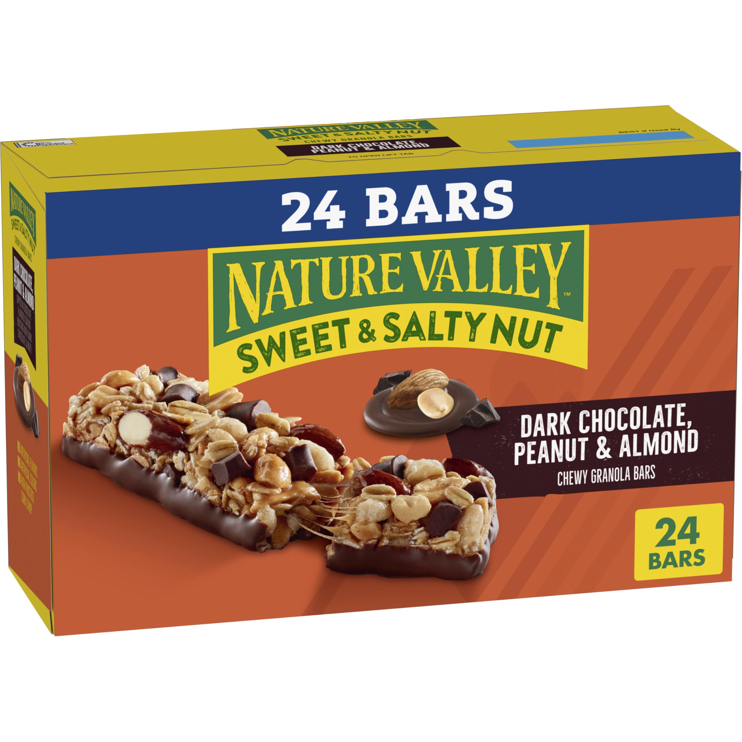 Nature Valley Sweet and Salty Nut Bar packaging for on the go energy.