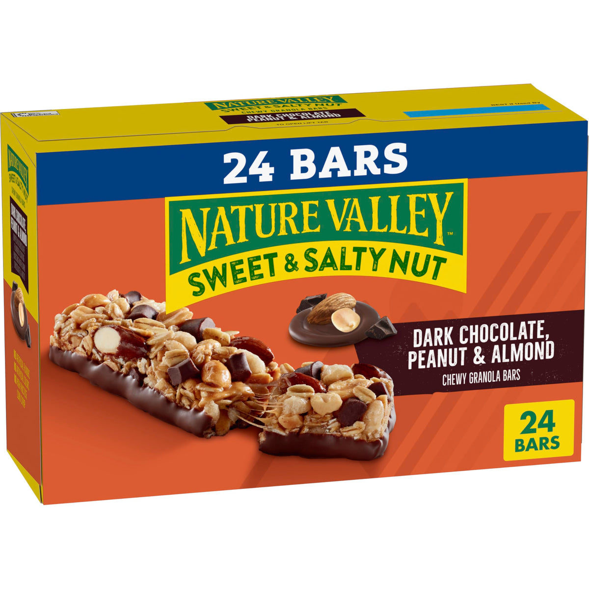 Nature Valley Sweet and Salty Nut Bar packaging for on the go energy.