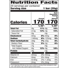 Nature Valley Sweet and Salty Nut Dark Chocolate Peanut Almond bar ideal after workouts.