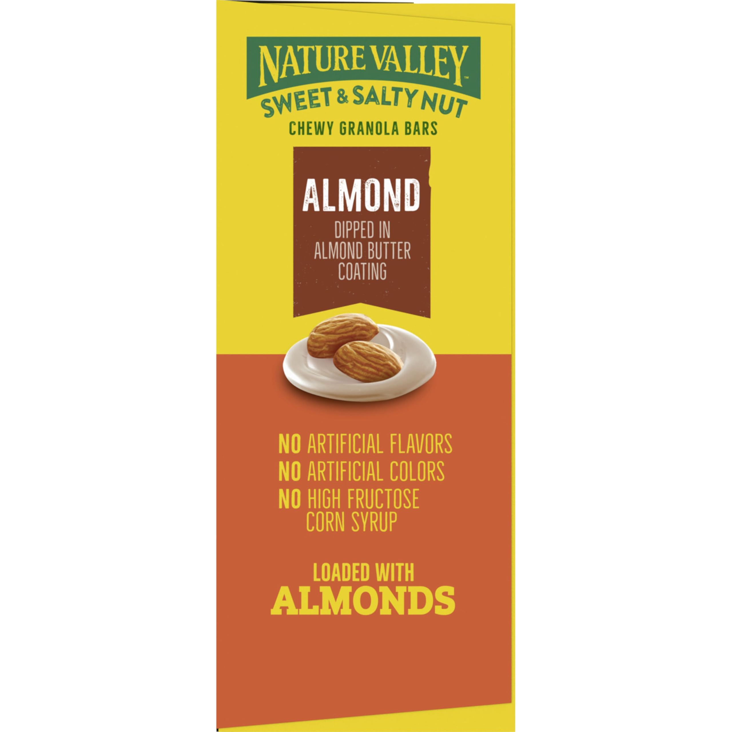 Nature Valley packaging shows no artificial flavors or colors.