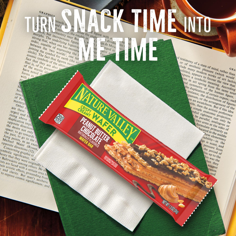 Nature Valley wafer-bar 4g protein close-up—protein boost for active days.