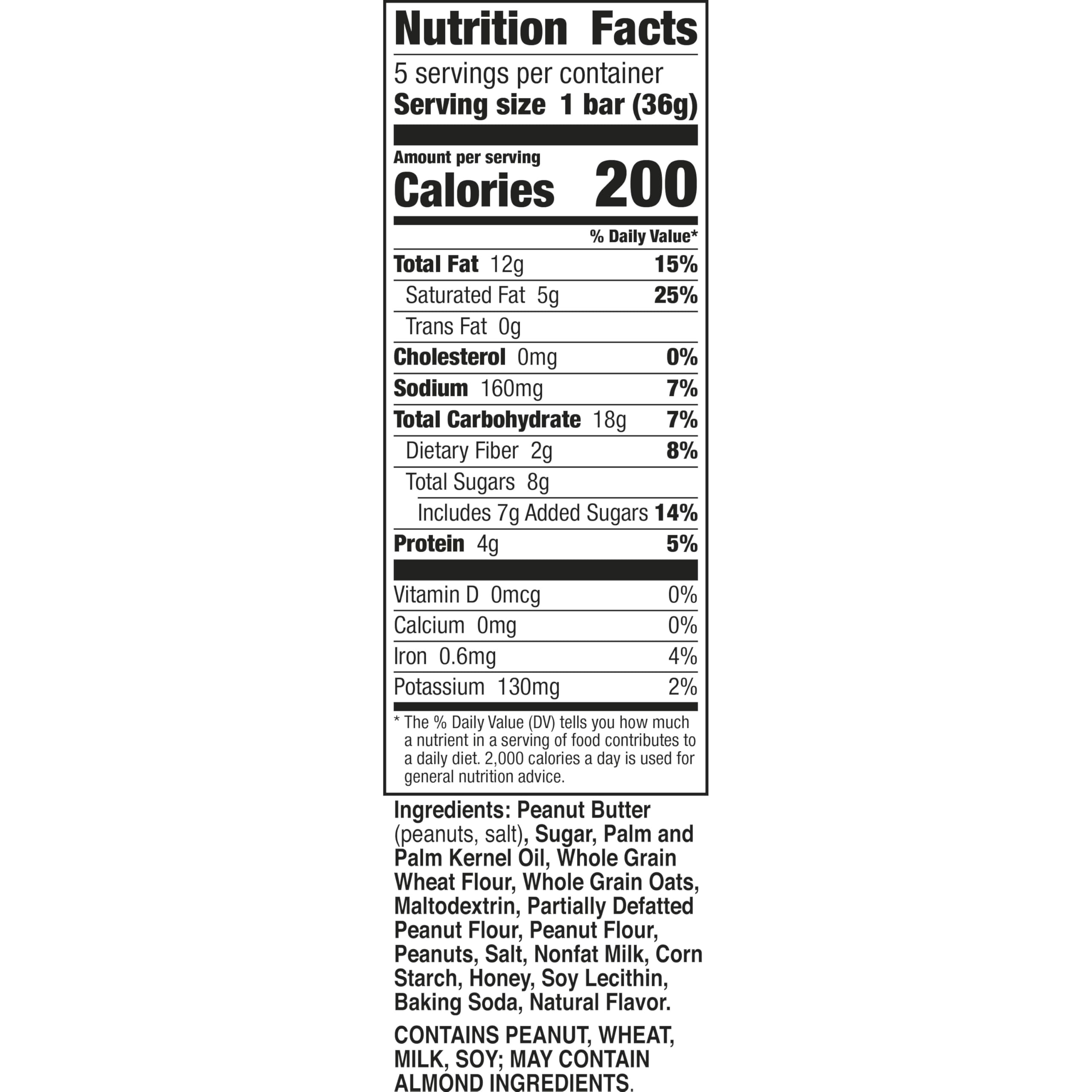 Nature Valley wafer bars close-up shows peanut butter filling and crisp layers