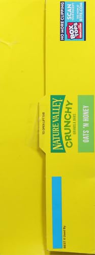 Nature Valley whole grain oats texture showcases a hearty bite.