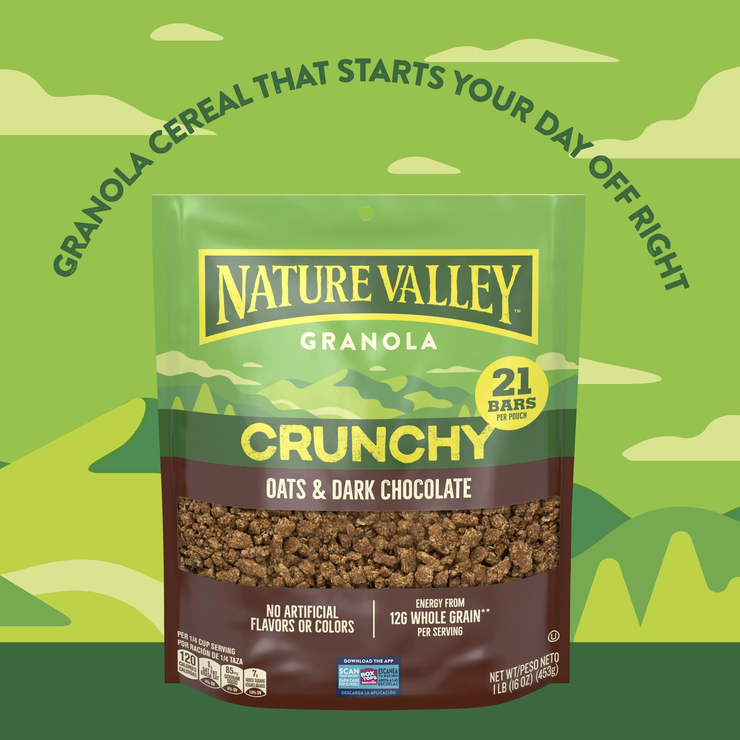 Nature Valley whole grain oats shown as a healthy breakfast base