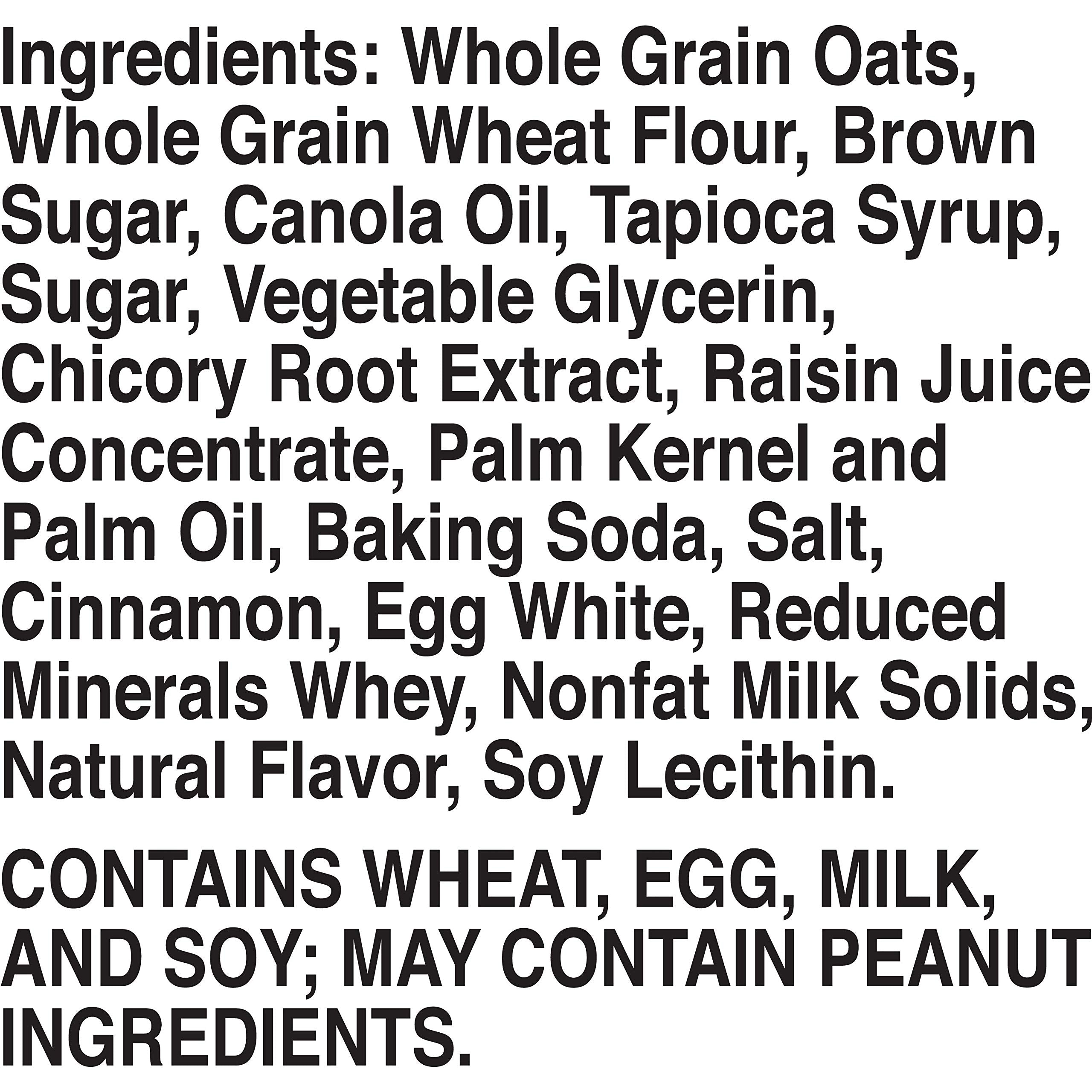 Close-up of whole grains oats in Nature Valley Oatmeal Squares.