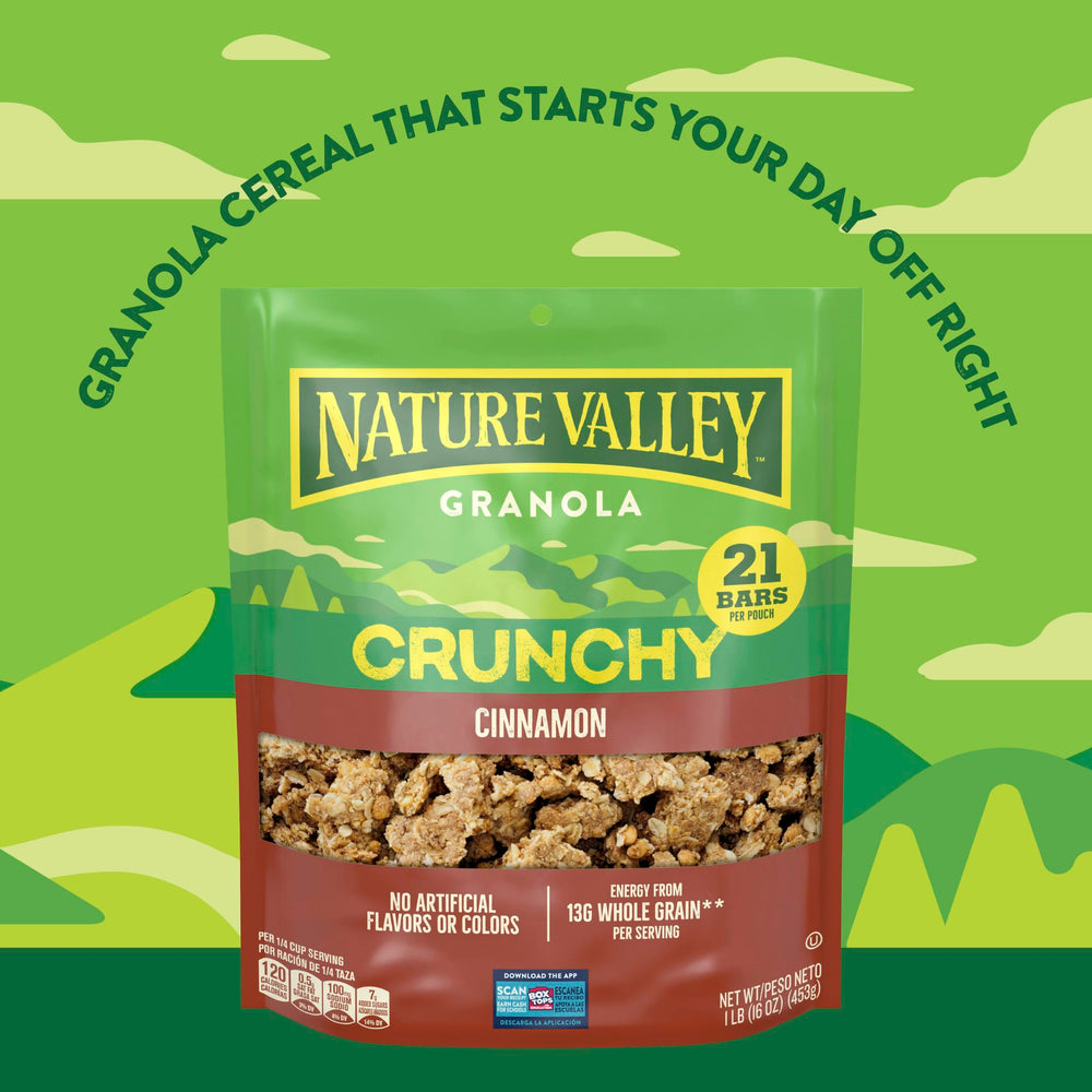 Nature Valley granola as a yogurt parfait topping for extra crunch.
