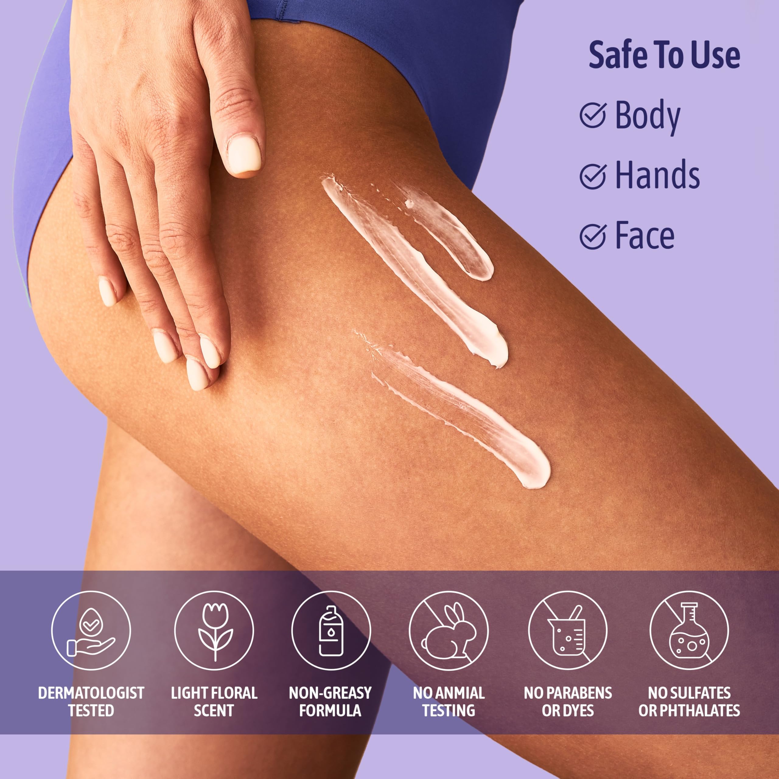 Nature Well Collagen Peptide Cream on hands for soft, protected skin.