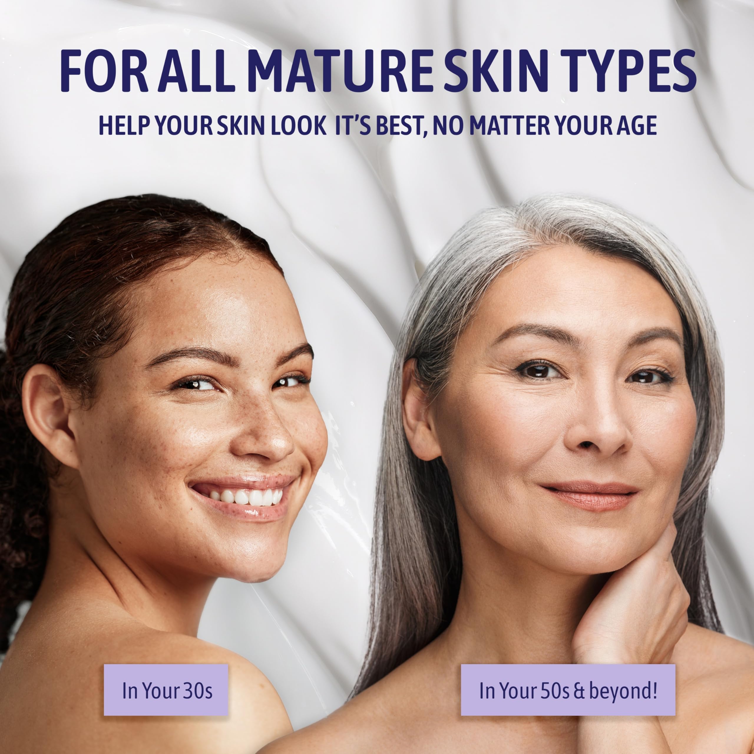 Nature Well Collagen Peptide Cream being rubbed into dry skin on forearm.