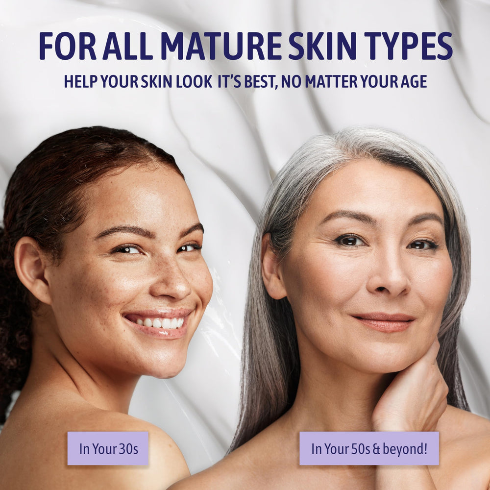 Nature Well Collagen Peptide Cream being rubbed into dry skin on forearm.