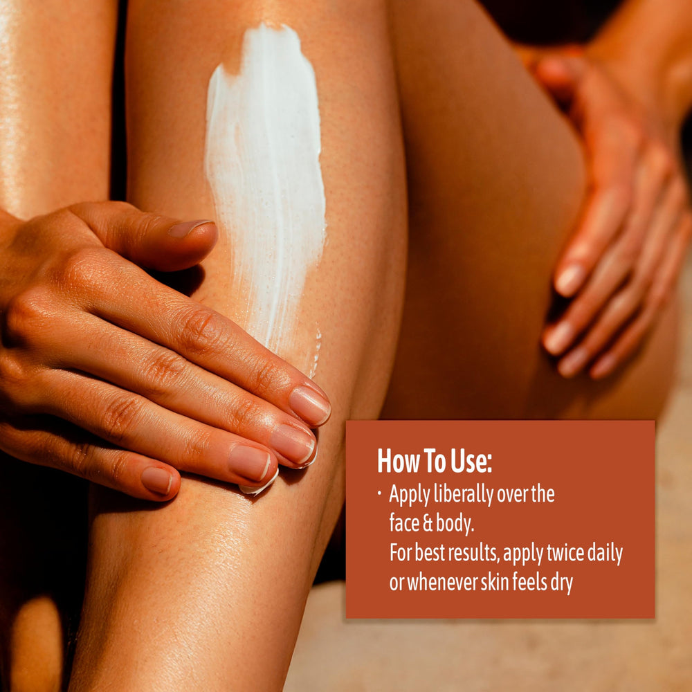 Spa-size jar of Nature Well Vitamin C Brightening Cream for full-body hydration.