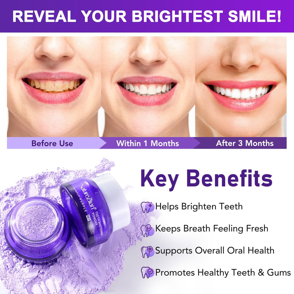 Nature Ziran powder on enamel surface suggests enamel-friendly whitening