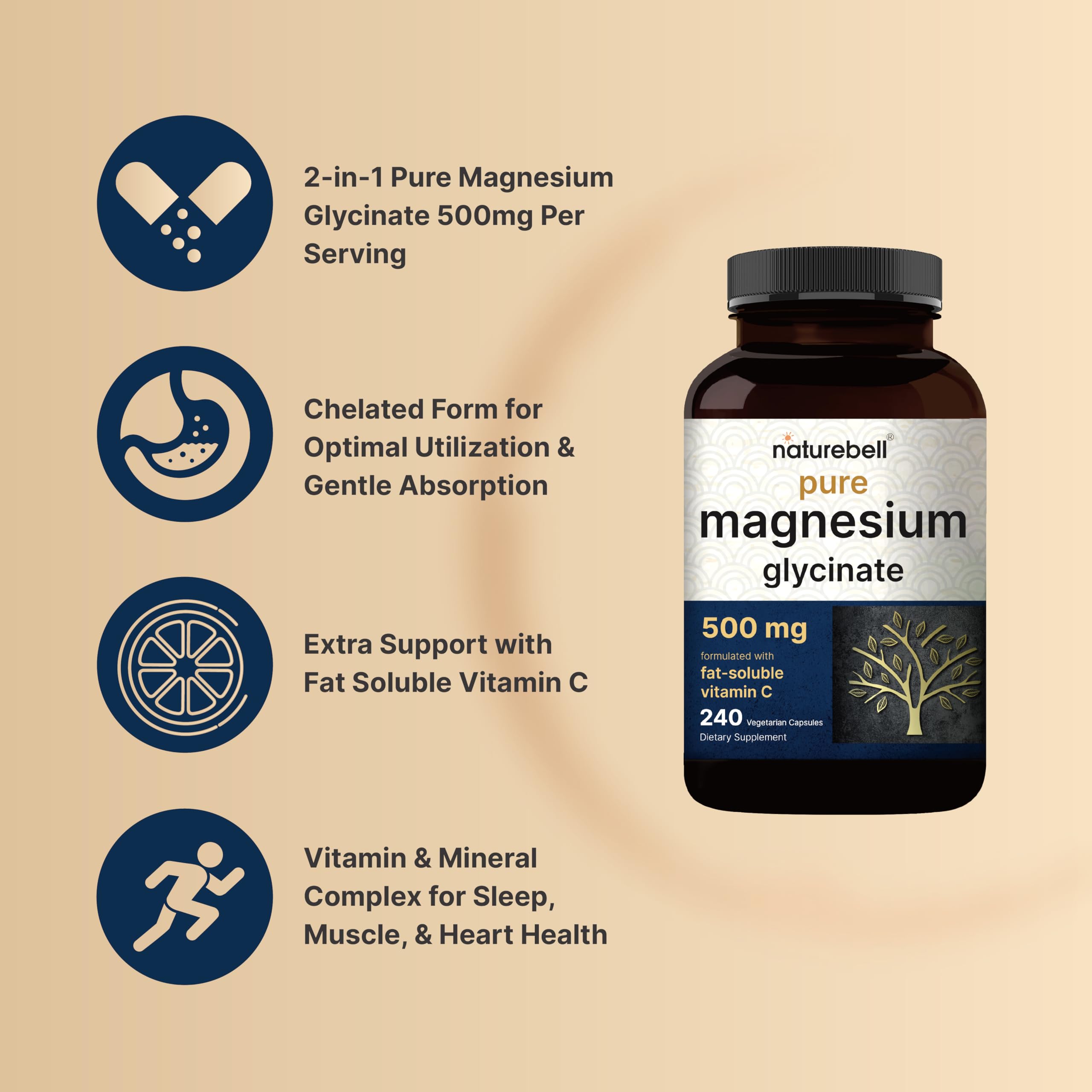 NatureBell 2-pack packaging demonstrates long-lasting supply for daily magnesium support.