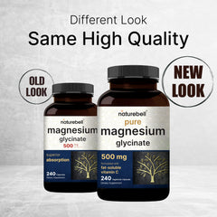 NatureBell label confirms 3rd-party tested magnesium glycinate quality