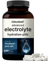 NatureBell Advanced Electrolyte Pills bottle for convenient daily hydration.