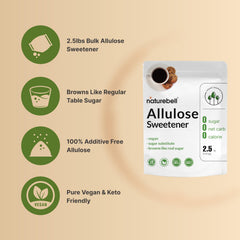 NatureBell Allulose browns and bakes like sugar for desserts.