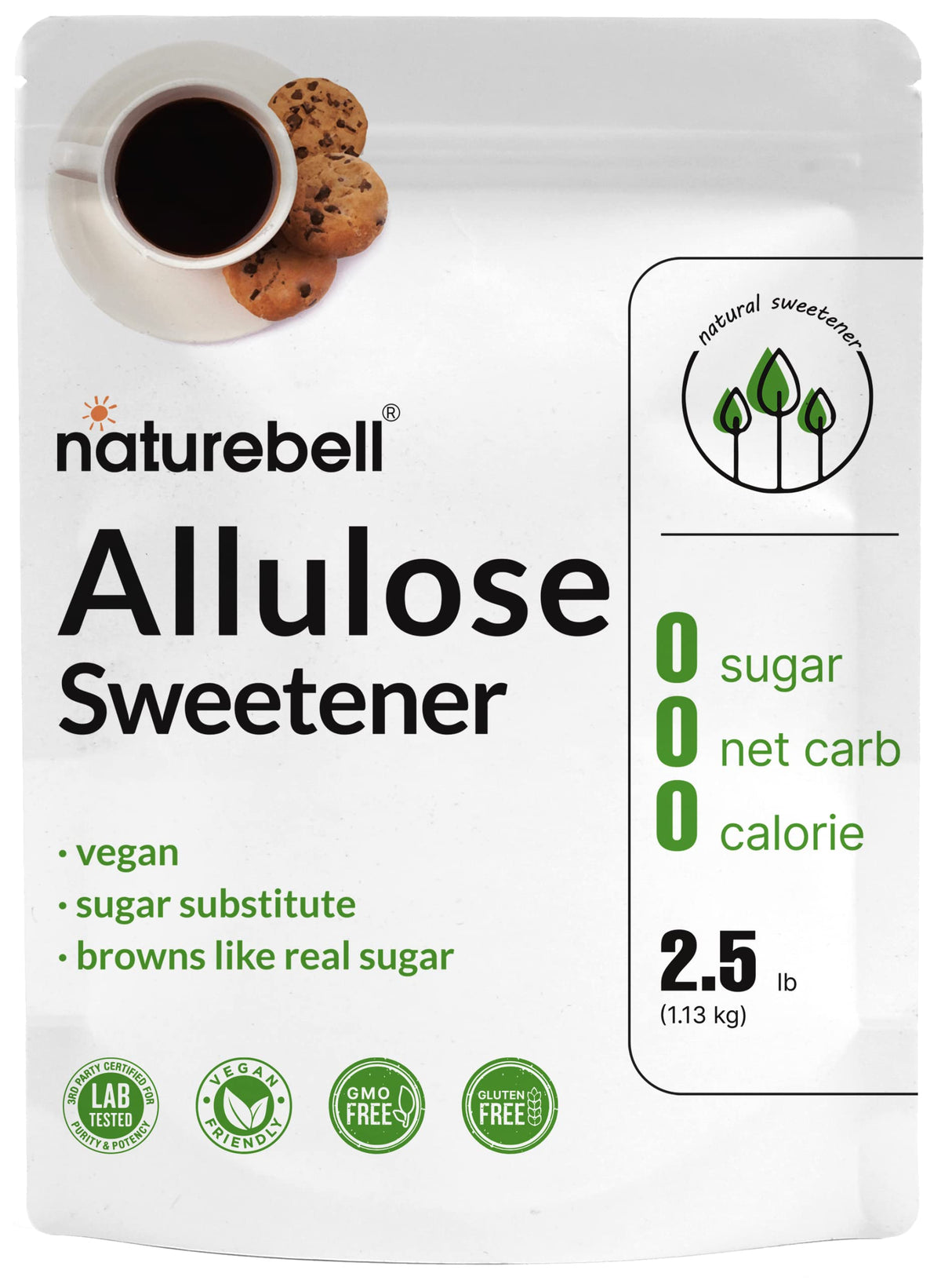 NatureBell Allulose bulk bag for easy baking and refills.