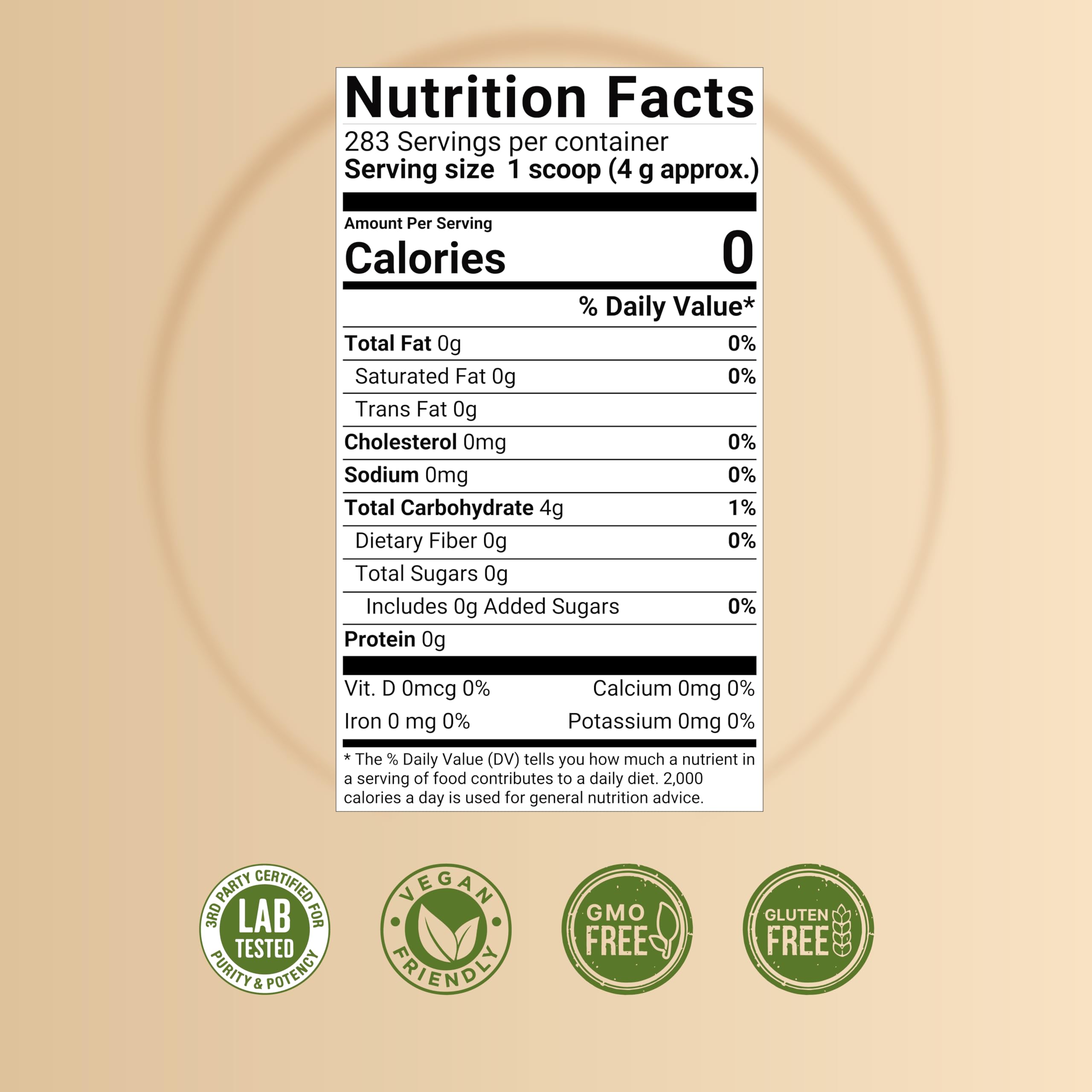 NatureBell Allulose scoop helps portion 4 g per serve.