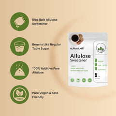 NatureBell Allulose Sweetener browning action resembles sugar for caramelized treats