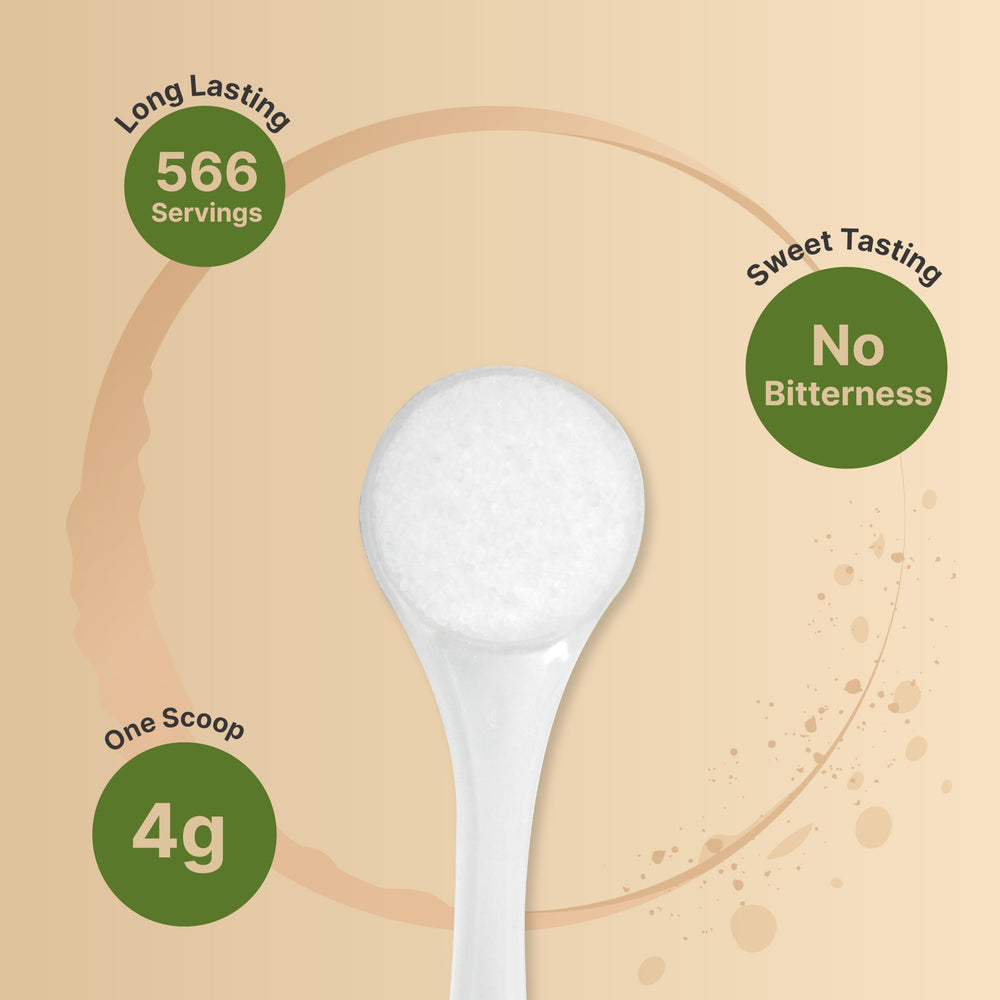 NatureBell Allulose Sweetener dissolves easily in coffee for a smooth cup