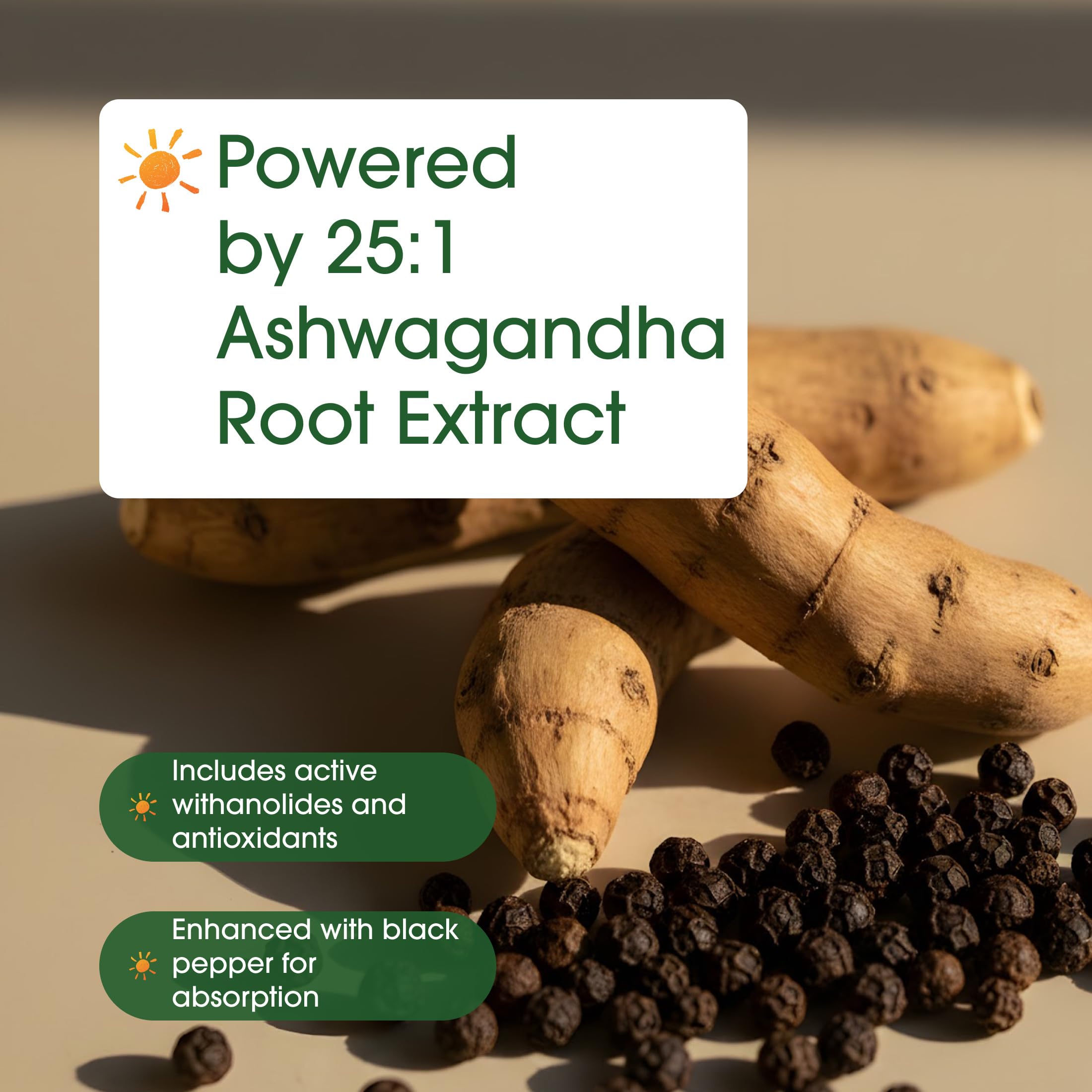 NatureBell Ashwagandha packaging on a counter ready to take.