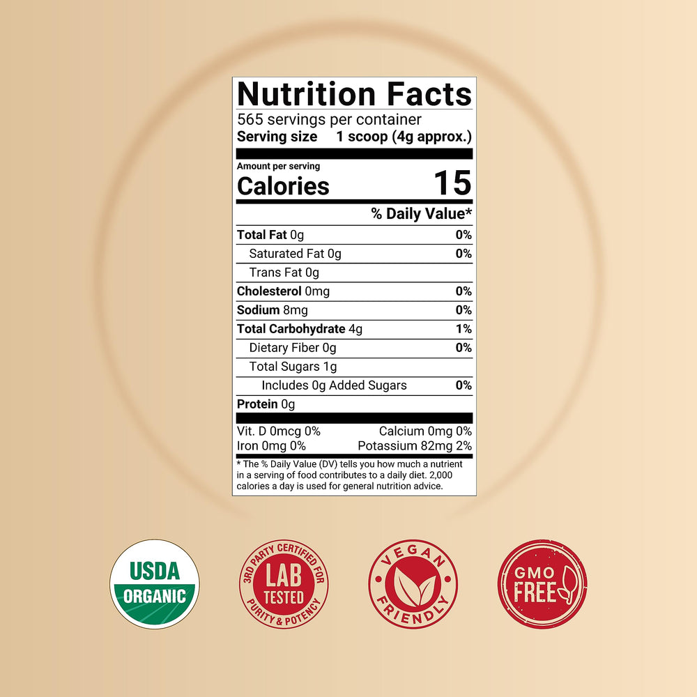 NatureBell beet root powder texture closeup highlighting fine, solubility-ready powder.
