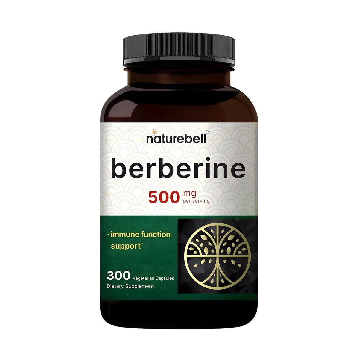 NatureBell Berberine 500mg bottle for daily wellness use.