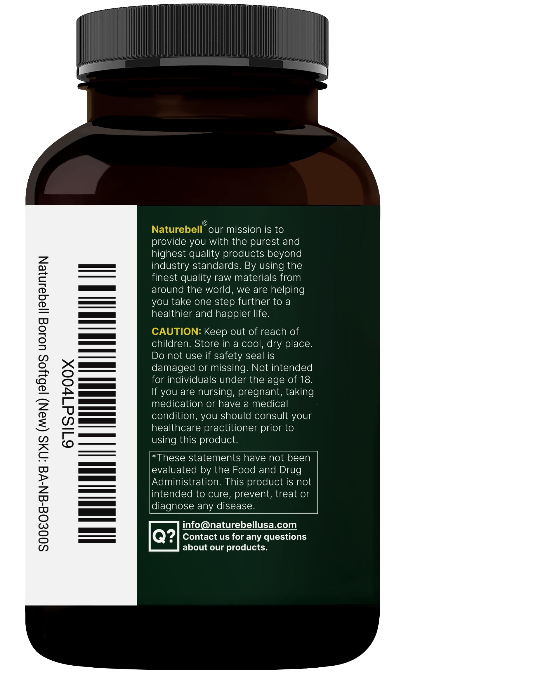 NatureBell boron bottle in lifestyle setting suitable for both men and women.