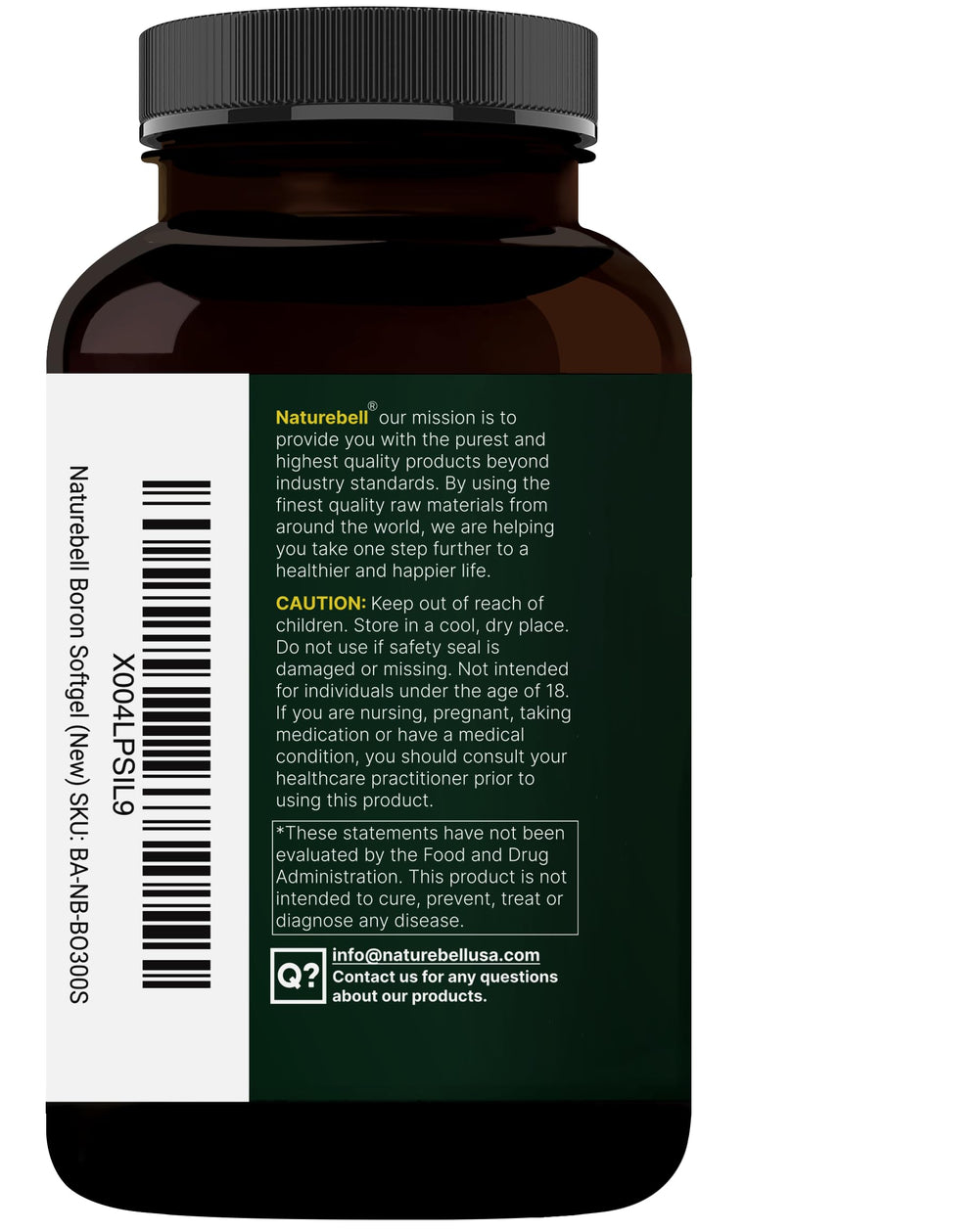 NatureBell boron bottle in lifestyle setting suitable for both men and women.