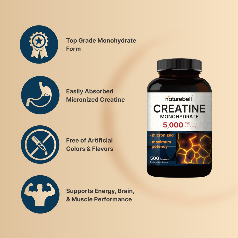 NatureBell Non-GMO unflavored capsules enable clean, versatile use.