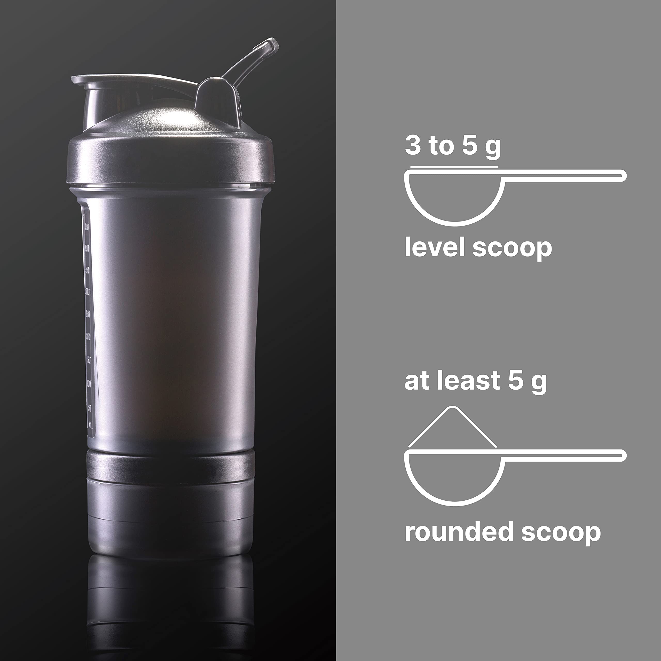 NatureBell creatine powder includes a measuring scoop for accurate servings.