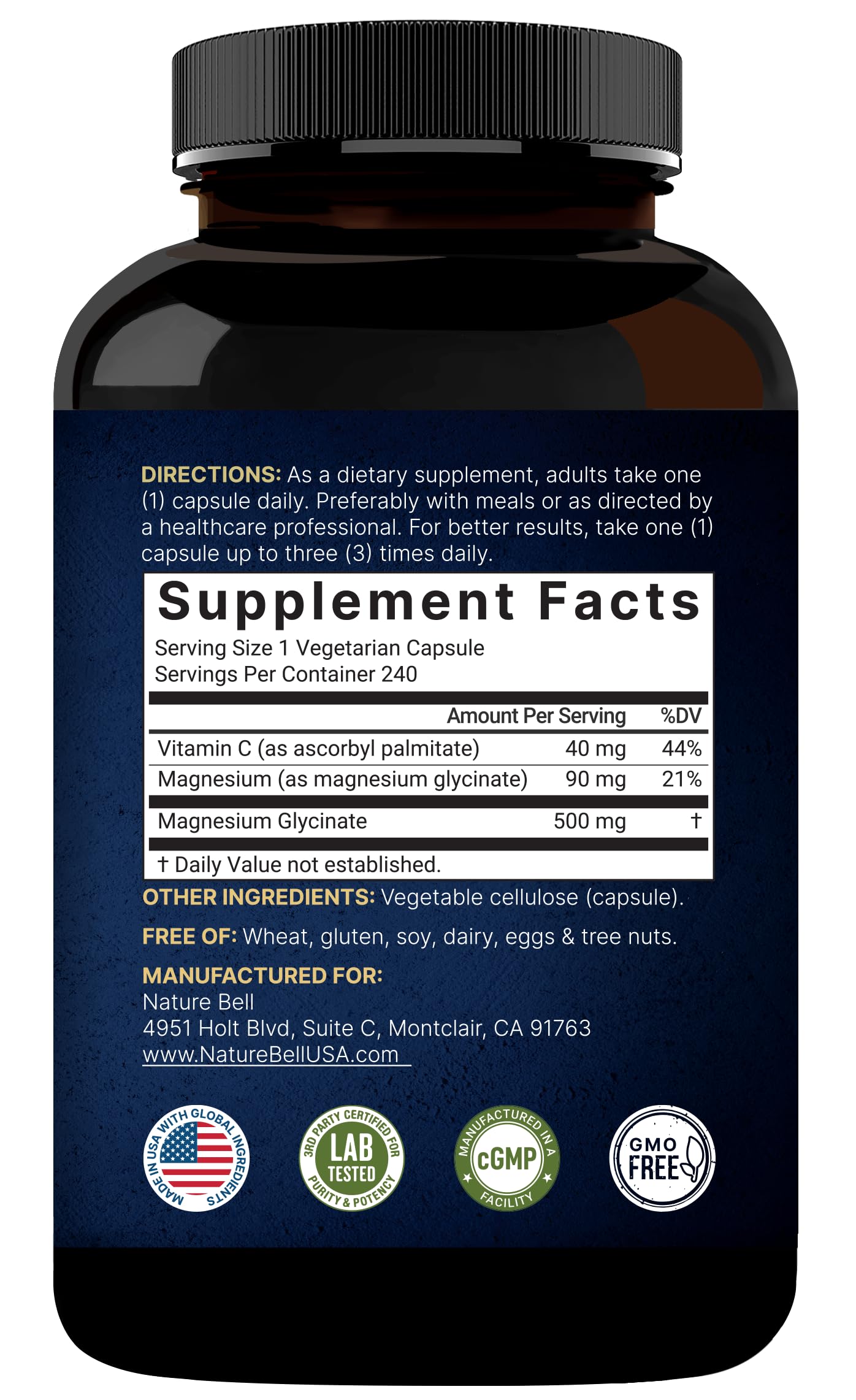 NatureBell digestive-friendly capsules suitable for sensitive stomachs