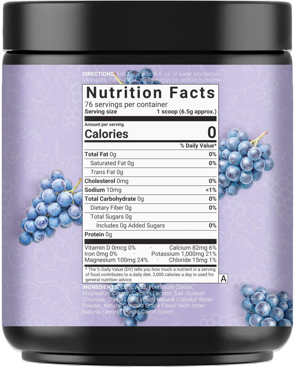 NatureBell concord grape serving glass highlights a refreshing hydration ritual.