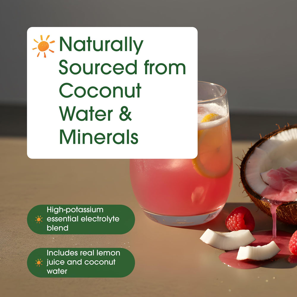 NatureBell Electrolytes Powder ingredients-label emphasizes non-GMO and clean formula.