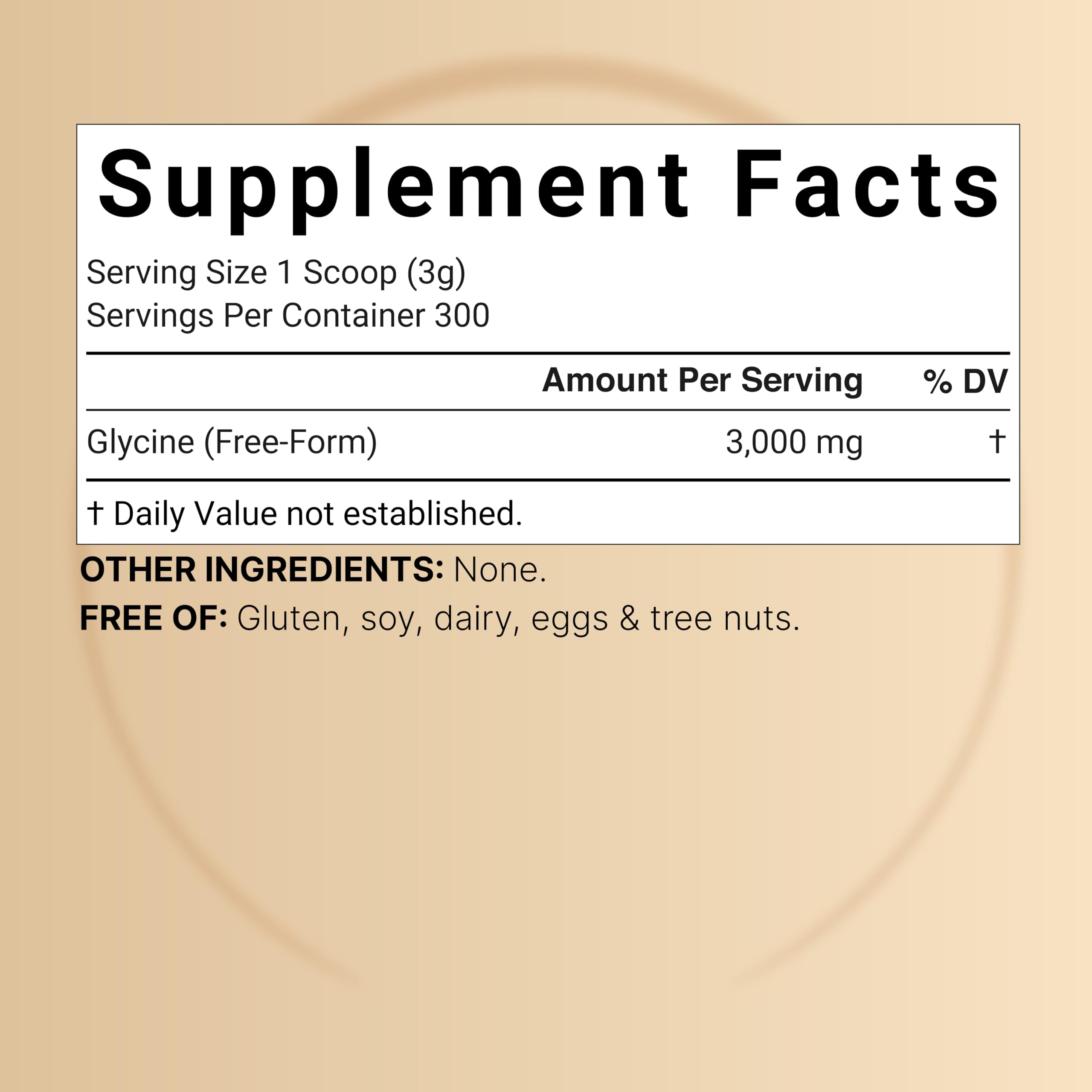 NatureBell glycine powder scoop for quick daily servings.