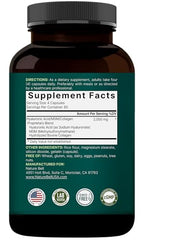 NatureBell Hyaluronic Acid 2 Pack bottle label close up noting non-GMO and allergen free