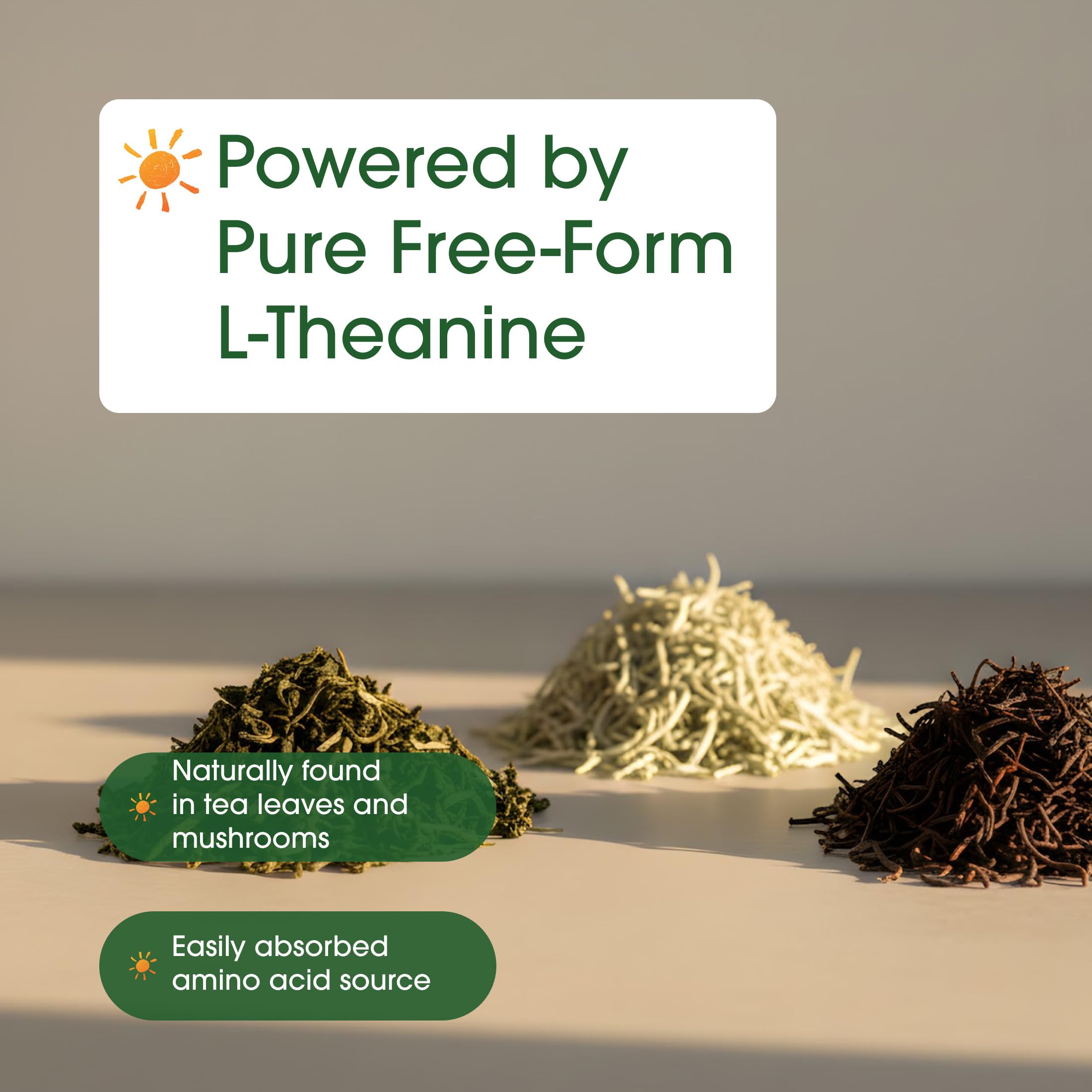 NatureBell L-Theanine on a desk ready for mindful work and focus.